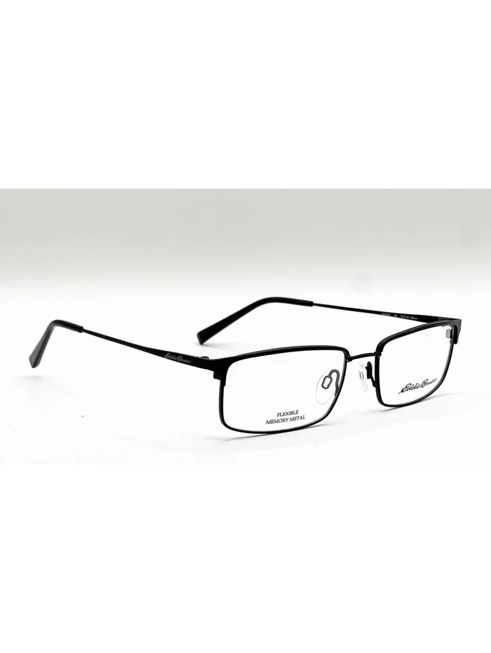 Eddie Bauer EB32031 BK Black Rectangle Authentic Eyeglass Frames 54-18-145